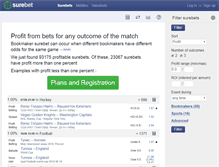 Tablet Screenshot of en.surebet.com